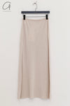 SWAYING 24 Autumn and Winter Seamless Wool Swing Skirt SW-SW24AW3B04-MH Beige Gray